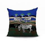 Gia Zebra Reversible Indoor/Outdoor Square Pillow
