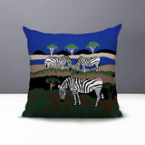 Gia Zebra Reversible Indoor/Outdoor Square Pillow