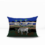 Gia Zebra Reversible Indoor/Outdoor Rectangle Pillow