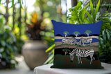 Gia Zebra Reversible Indoor/Outdoor Rectangle Pillow