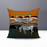 Gia Zebra Reversible Indoor/Outdoor Square Pillow