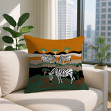 Gia Zebra Reversible Indoor/Outdoor Rectangle Pillow