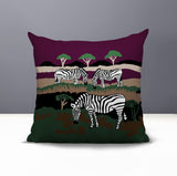 Gia Zebra Reversible Indoor/Outdoor Square Pillow