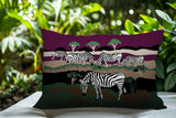 Gia Zebra Reversible Indoor/Outdoor Rectangle Pillow