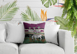 Gia Zebra Reversible Indoor/Outdoor Square Pillow