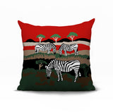 Gia Zebra Reversible Indoor/Outdoor Square Pillow