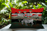 Gia Zebra Reversible Indoor/Outdoor Rectangle Pillow