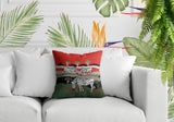 Gia Zebra Reversible Indoor/Outdoor Square Pillow
