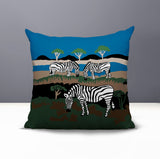 Gia Zebra Reversible Indoor/Outdoor Square Pillow