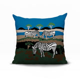 Gia Zebra Reversible Indoor/Outdoor Square Pillow