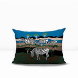 Gia Zebra Reversible Indoor/Outdoor Rectangle Pillow
