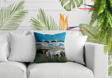 Gia Zebra Reversible Indoor/Outdoor Rectangle Pillow