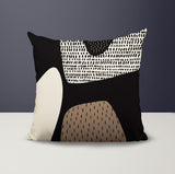 Gian Abstract Reversible Indoor/Outdoor Square Pillow