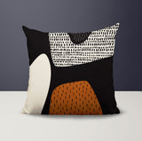 Gian Abstract Reversible Indoor/Outdoor Square Pillow