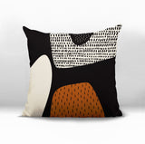 Gian Abstract Reversible Indoor/Outdoor Square Pillow