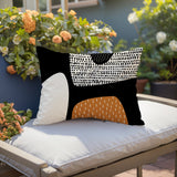 Gian Minimalist Lumbar Indoor/Outdoor Throw Pillow