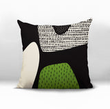 Gian Abstract Reversible Indoor/Outdoor Square Pillow