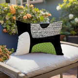 Gian Minimalist Lumbar Indoor/Outdoor Throw Pillow
