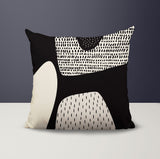 Gian Abstract Reversible Indoor/Outdoor Square Pillow