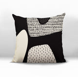 Gian Abstract Reversible Indoor/Outdoor Square Pillow