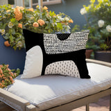Gian Minimalist Lumbar Indoor/Outdoor Throw Pillow