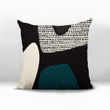 Gian Abstract Reversible Indoor/Outdoor Square Pillow