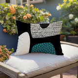 Gian Minimalist Lumbar Indoor/Outdoor Throw Pillow