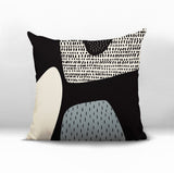 Gian Abstract Reversible Indoor/Outdoor Square Pillow