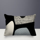 Gian Minimalist Lumbar Indoor/Outdoor Throw Pillow
