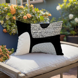 Gian Minimalist Lumbar Indoor/Outdoor Throw Pillow