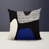 Gian Abstract Reversible Indoor/Outdoor Square Pillow