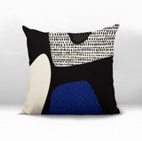 Gian Abstract Reversible Indoor/Outdoor Square Pillow
