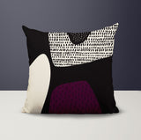 Gian Abstract Reversible Indoor/Outdoor Square Pillow
