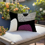 Gian Minimalist Lumbar Indoor/Outdoor Throw Pillow