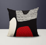 Gian Abstract Reversible Indoor/Outdoor Square Pillow