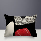 Gian Minimalist Lumbar Indoor/Outdoor Throw Pillow