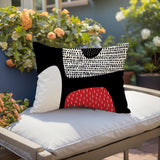 Gian Minimalist Lumbar Indoor/Outdoor Throw Pillow