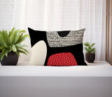 Gian Minimalist Lumbar Indoor/Outdoor Throw Pillow