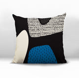 Gian Abstract Reversible Indoor/Outdoor Square Pillow