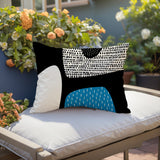 Gian Minimalist Lumbar Indoor/Outdoor Throw Pillow