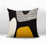 Gian Abstract Reversible Indoor/Outdoor Square Pillow