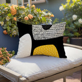 Gian Minimalist Lumbar Indoor/Outdoor Throw Pillow