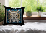Gibo Tiger Reversible Indoor/Outdoor Square Pillow