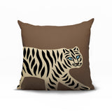 Gigi Tiger Reversible Indoor/Outdoor Square Pillow
