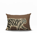 Gigi Tiger Reversible Indoor/Outdoor Rectangle Pillow