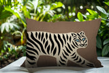 Gigi Tiger Reversible Indoor/Outdoor Square Pillow