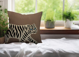 Gigi Tiger Reversible Indoor/Outdoor Square Pillow