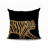 Gigi Tiger Reversible Indoor/Outdoor Square Pillow