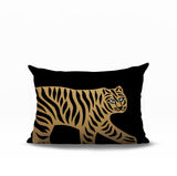 Gigi Tiger Reversible Indoor/Outdoor Rectangle Pillow