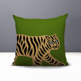 Gigi Tiger Reversible Indoor/Outdoor Square Pillow